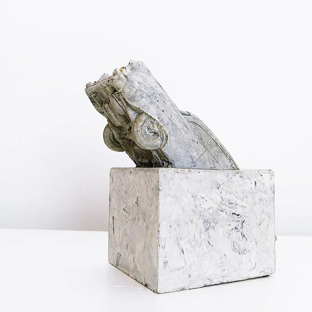 After Fernand Flausch, Death of the Automobile-Inspired Sculpture, 2000s, Cast Resin For Sale - Image 11 of 15
