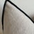 Mid-Century Modern Natural French Linen Pillow For Sale - Image 3 of 6