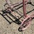 Antique Salterini Mt Vernon Wrought Iron Art Nouveau Pink Serving Bar Tea Cart For Sale - Image 13 of 16