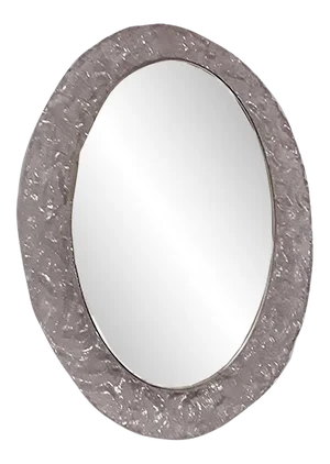 Number 8161/ 041 Oval Illuminated Mirror from Hustadt Leuchten, 1970s