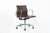 Eames Herman Miller Aluminum Group Thin Pad Brown Leather Office Chair, 2008 For Sale - Image 9 of 18