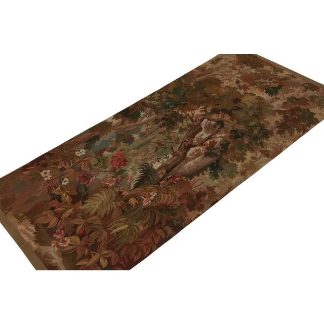 Handwoven in wool, this 5x10 rug from the European Collection by Rug & Kilim is inspired by antique Aubusson flatweaves....