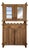 Danish Christian IV Brutalist Pine Cabinet attributed to Hans Frydendal, 1970s For Sale