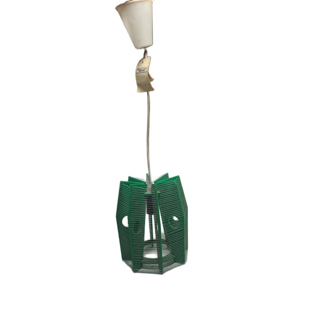Vintage Pendant Lamp by Huta Sedzimira in Cracow, Poland, 1980s For Sale - Image 3 of 12
