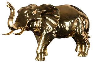African Ceramic Mother Elephant Sculpture by VG Design and Laboratory Department