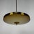 Mid-Century Modern Two Tone Glass and Brass Pendant Lamp by Pietro Chiesa for Fontana Arte, Italy, 1950s For Sale - Image 6 of 10