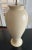 Large beige Lunville faience lamp Original lampshade stained by age Base height 48cm, diameter 18cm This piece has an...