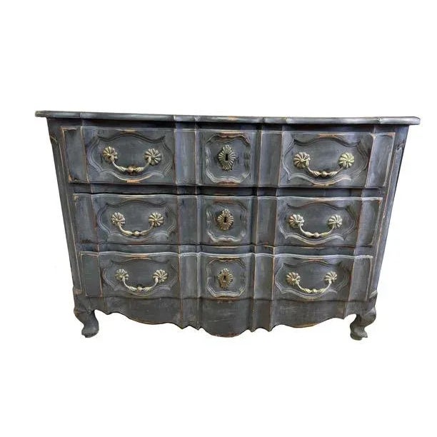 18th Century French Louis XV Lyonnaise Commode en Arbelete For Sale - Image 13 of 13
