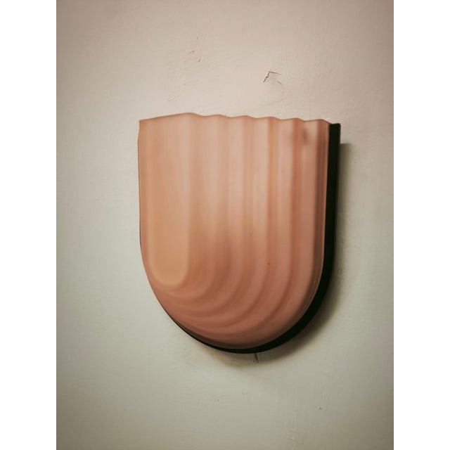 1980s Pink Wall Light from F. Fabbian, 1980s For Sale - Image 5 of 8