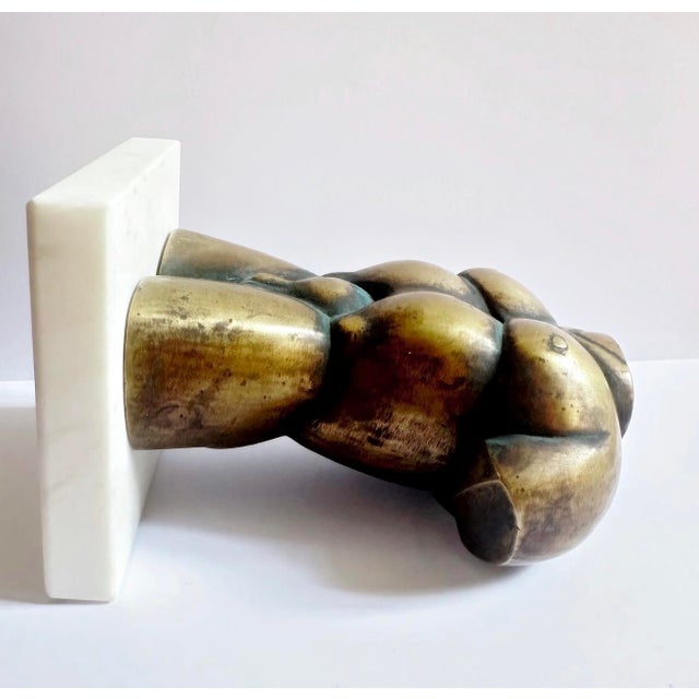 Peter Kern, Modern Nude Male Torso in Bronze, Limited Edition, 1980s, Bronze For Sale - Image 6 of 9