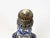 Mid-Century Moroccan Hand Painted Cobalt Ceramic Decanter with Wire Filigree Detailing, 1950s For Sale - Image 4 of 14