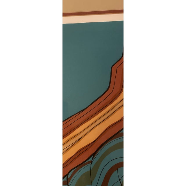 1980s Amado Peña Jr. Signed Serigraph "Mujeres De La Mesa" – Rare 35/65 Micro-Edition Southwest Modernism For Sale In Seattle - Image 6 of 8