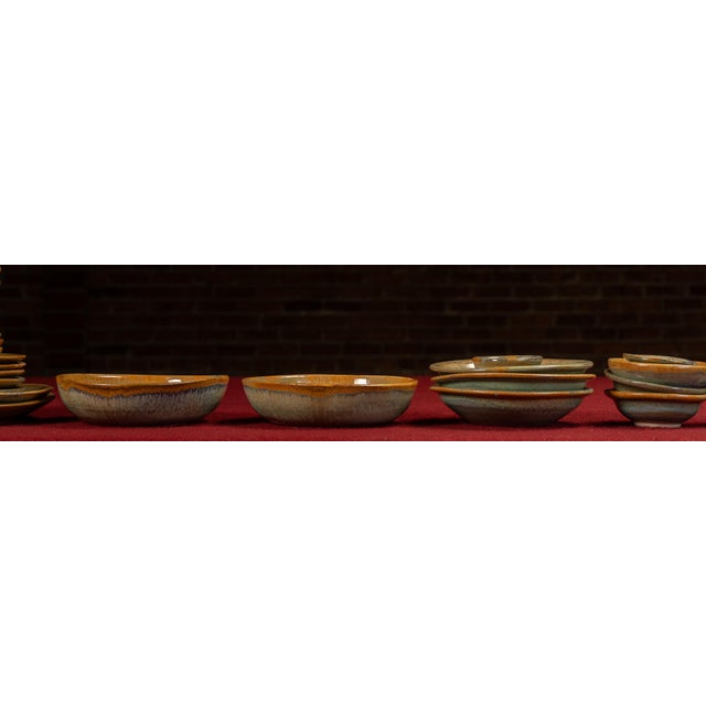 Vintage Pigeon River Pottery "Ownby" Dinner Service Set - 36 Pieces For Sale - Image 13 of 18