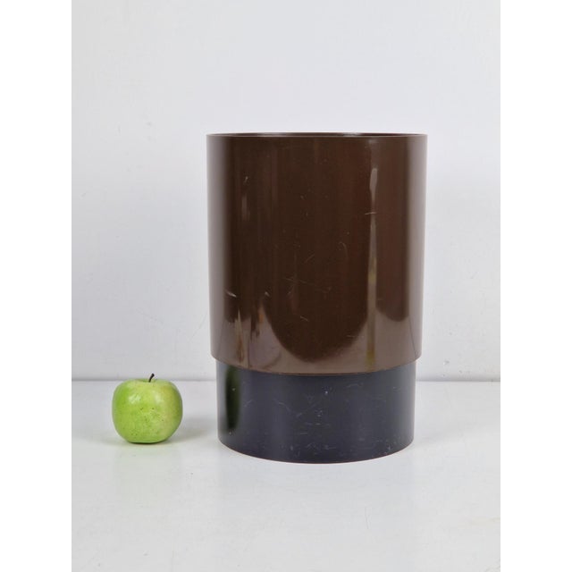 Vintage Office Waste and Paper Basket by Jean René Talopp for Samp de Manade Design, 1970s For Sale - Image 3 of 7