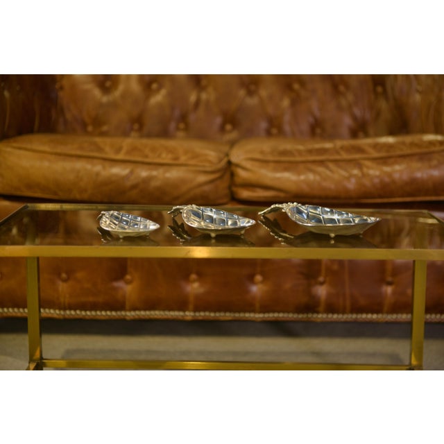 Metal Vintage Pineapple Nesting Tables, 1970s, Set of 3 For Sale - Image 7 of 9