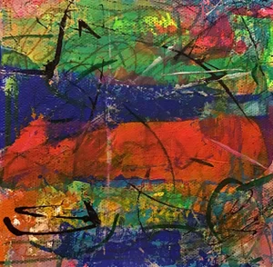 “AS011623” Abstract Acrylic Painting on Stretched Canvas by Stephen Stilgenbauer