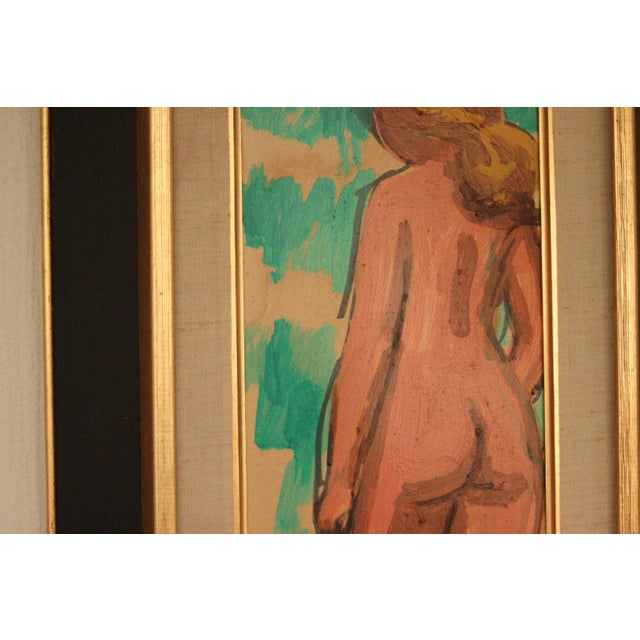 Knut Norman, Inga, 1960s, Oil on Panel, Framed For Sale - Image 18 of 18