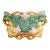 Antique French Onnaing Majolica Barbotine Pumpkin Jardiniere Cachepot, Circa 1880 For Sale