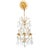 Wood French Vintage Gilt Bronze Chandelier in the Manner of Baguès For Sale - Image 7 of 15