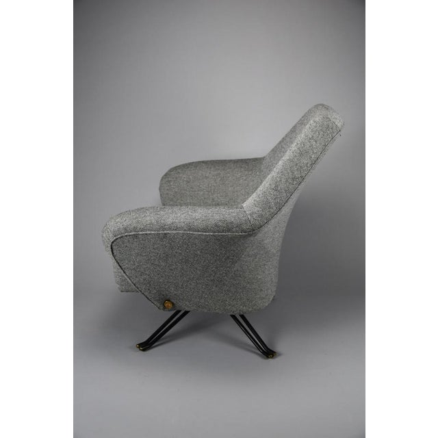 Mid-Century Italian P32 Lounge Chair by Osvaldo Borsani for Tecno, 1960 For Sale - Image 9 of 14