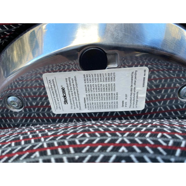 Dark Gray Modern Steelcase I2i Dual Swivel Ergonomic Lounge Chairs - a Pair For Sale - Image 8 of 12