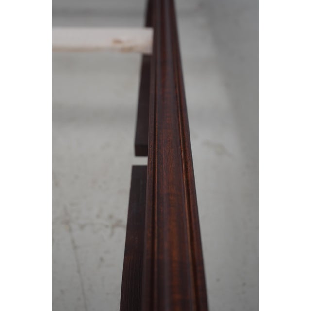 Thomasville Flame Mahogany Queen Size Sleigh Bed For Sale - Image 15 of 16