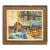Signed Corner Store Street Scene Oil on Masonite For Sale