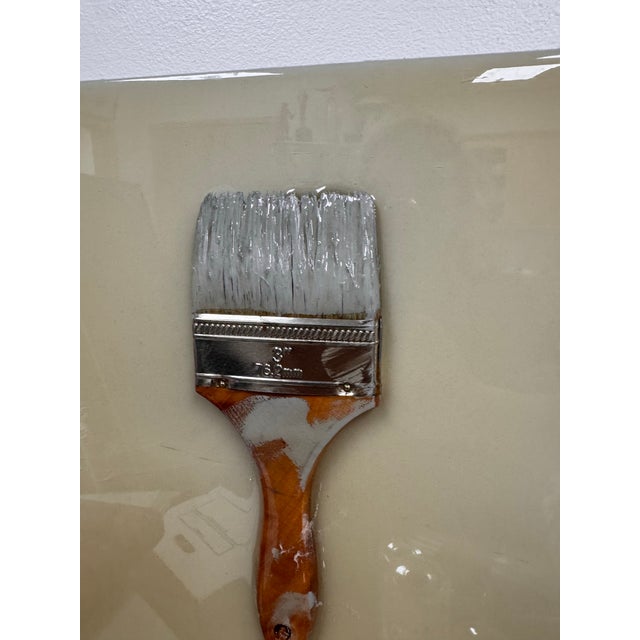 Digital Andy Anh Ha 3d Paintbrush High-Gloss Wood Panel For Sale - Image 7 of 12