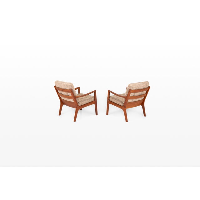 Mid-Century Modern Easy Chairs by Ole Wanscher for France & Son, 1960s, Set of 2 For Sale - Image 3 of 14