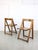 Set of Vintage Trieste Folding Chairs attributed to Aldo Jacober, 1960s For Sale - Image 3 of 17