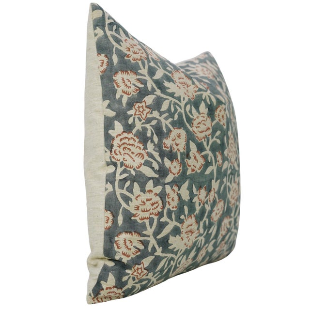 The Fabdivine Mrignani Handmade Block Print Pillow Covers Linen Blend Decorative throw Cushion combine traditional...