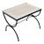 Outdoor Mosaic & Iron Side Table For Sale