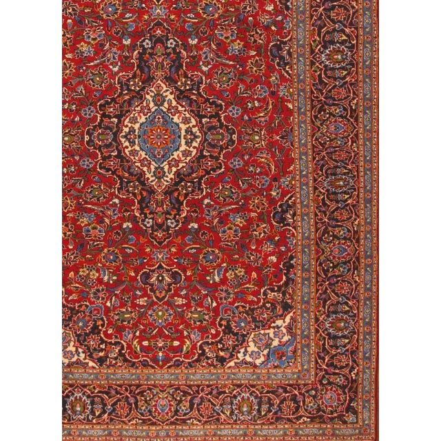 Middle Eastern Rug in Wool For Sale - Image 4 of 11