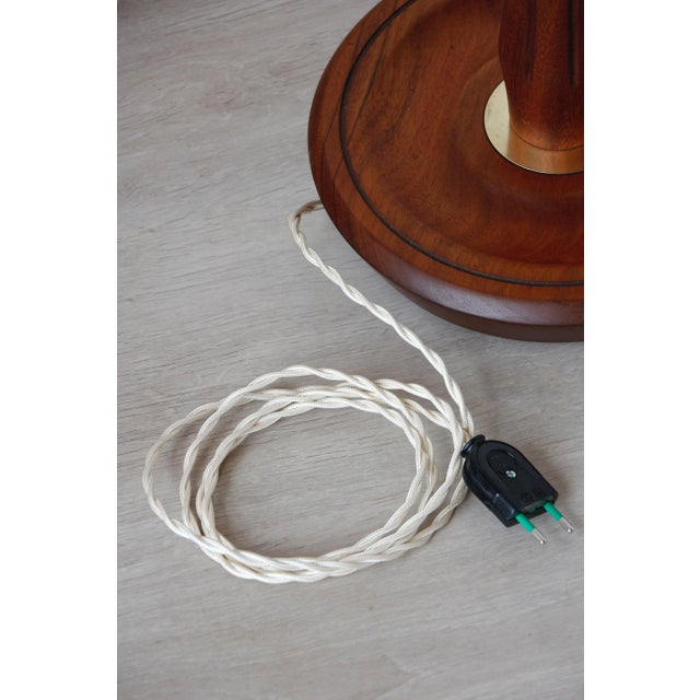 Vintage Teak and Brass Floor Lamp, 1960s For Sale - Image 15 of 17