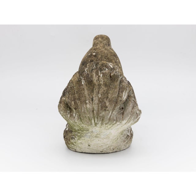 1970s Reconstituted Stone Dove Garden Ornament, English Mid 20th C, For Sale - Image 5 of 9