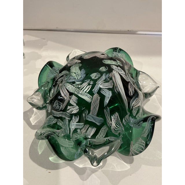 1970s Vintage Murano Art Glass Bowl or Ashtray For Sale - Image 5 of 7