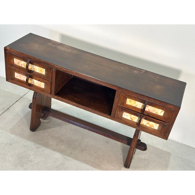 Rustic Chestnut Cabinet, 1940s For Sale - Image 15 of 18