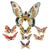 Italian and Portuguese Ceramic Butterfly Wall Plaques, 1970s, Set of 8 For Sale - Image 14 of 14
