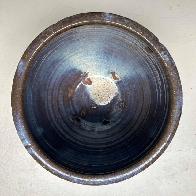 Vintage Shigaraki Earthenware Plant Stand, 1970s For Sale - Image 4 of 11