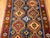 Vintage Persian Shiraz Yalameh Tribal Area Rug, Hand-Knotted Wool, Allover Geometric Pattern, Blue & Red, 3x5 For Sale - Image 11 of 17
