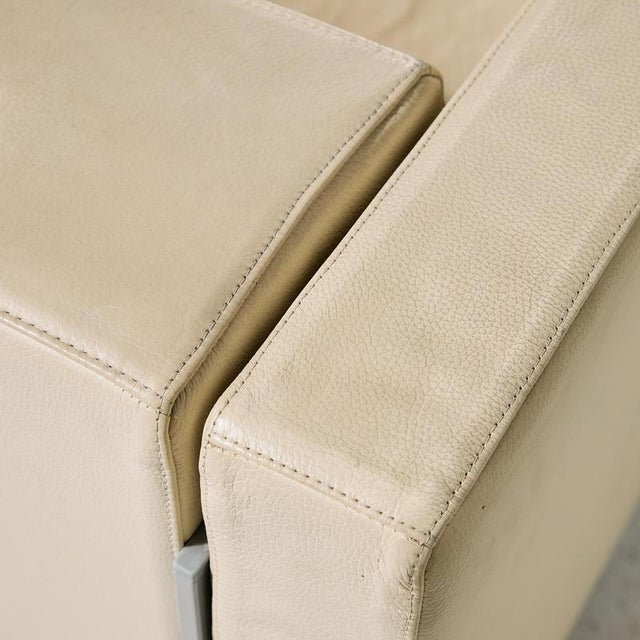 Vintage Leather Lounge Chair from Kinnarps For Sale - Image 11 of 15