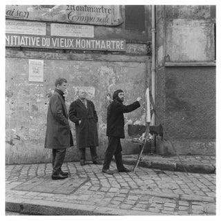 'Artist in Montmartre' Unframed Archival Pigment Print For Sale