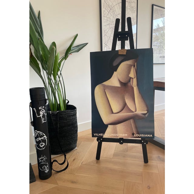 Museum poster featuring Model (1930/31) by Vilhelm Lundstrøm (1893–1950), from the collection of the Louisiana Museum of...