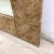Vintage Square Textile Finish Wall Mirror For Sale In Philadelphia - Image 6 of 12