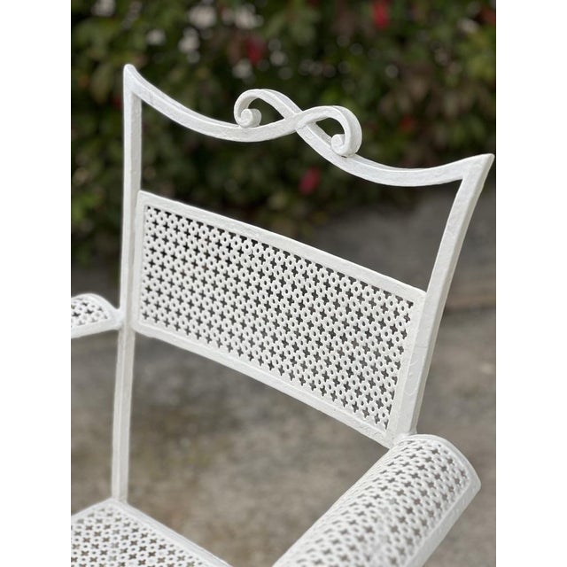 Wrought Iron Garden Set from Maison Jansen, 1960s, Set of 5 For Sale - Image 13 of 18