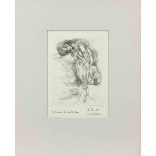 André Dunoyer De Segonzac, Woman Undressing, 1920s, Etching For Sale