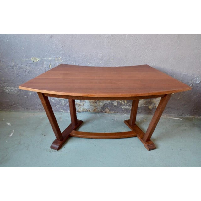 Arc Console Table in Mahogany, 1930s For Sale - Image 13 of 18