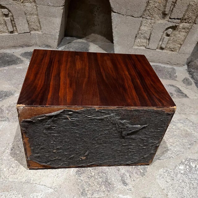 1970s Modern Walnut Wood Planter Box or Waste Basket For Sale - Image 11 of 11