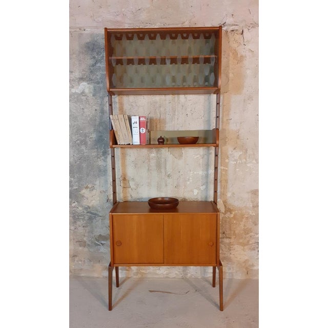 Mid-Century Modern Norwegian Freestanding Ergo Unit in Teak by John Texmon for Blindheim, 1961 For Sale - Image 4 of 17