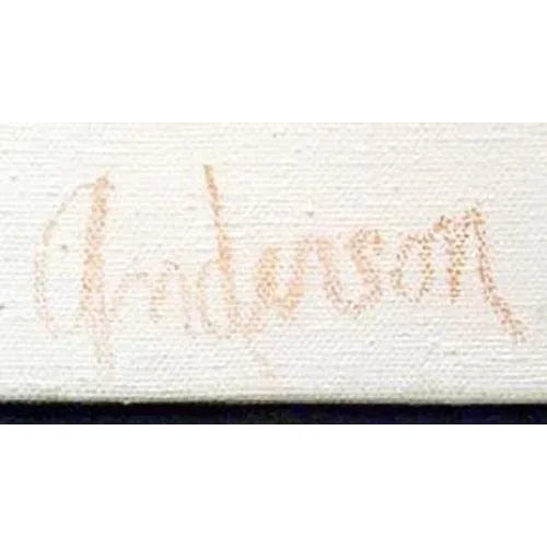 Impressionist Sally Anderson "Lunar Day" Original Acrylic Painting on Canvas For Sale - Image 3 of 4